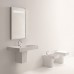 WS Bath Collections Cento Ceramic Bathroom Sink with Semi-Pedestal - B00PYIE31K
